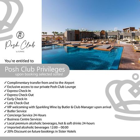 Sunrise Tucana Resort Grand Select Hurghada Exterior foto Posh Club privileges